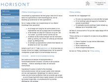Tablet Screenshot of horisont.com