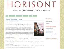 Tablet Screenshot of horisont.fi